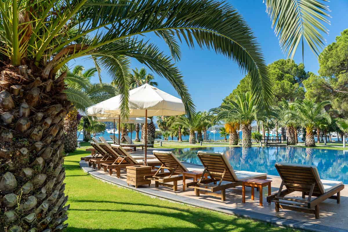 Göcek Topaz’ da, Denize Sıfır, Aylık Kiralık Tatil Evi
