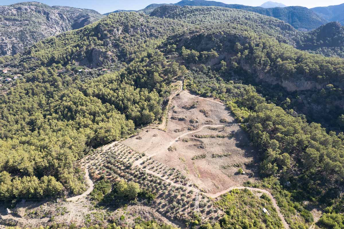 Göcek’ te Deniz Manzaralı Ekolojik Turizm İmarlı Satılık Arsa