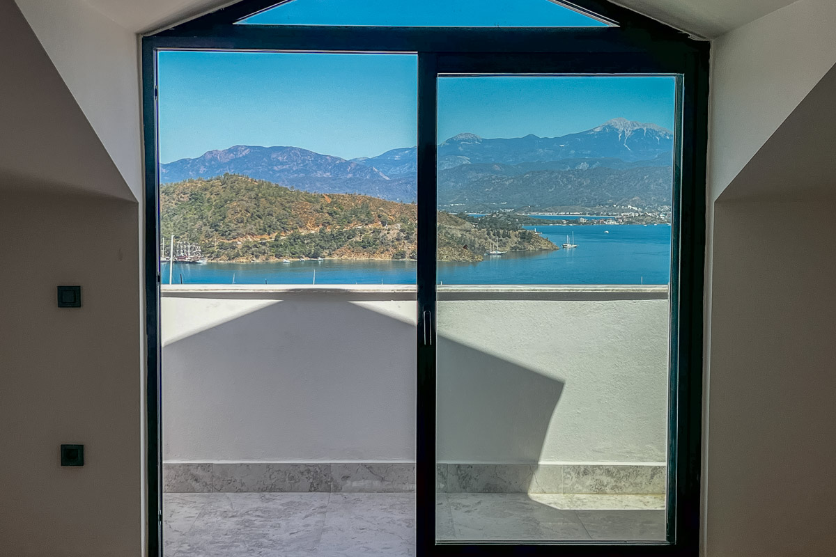 Fethiye Satılık Deniz Manzaralı Dubleks