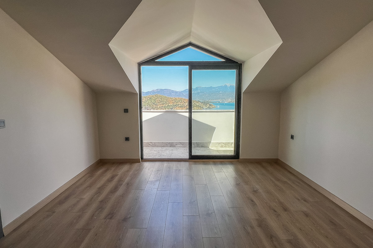 Fethiye Satılık Deniz Manzaralı Dubleks