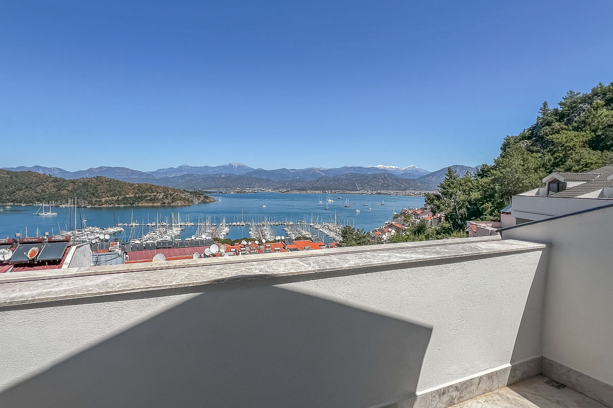 Fethiye Satılık Deniz Manzaralı Dubleks
