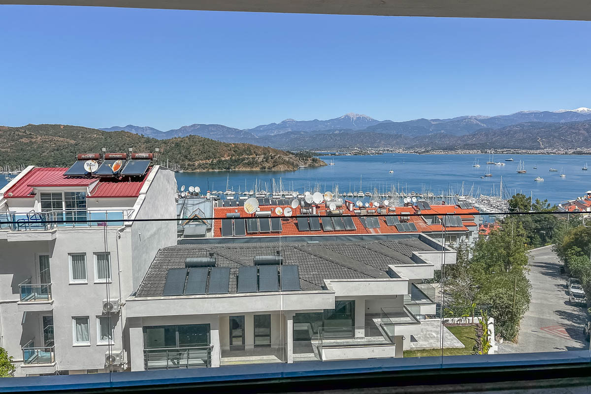Fethiye Satılık Deniz Manzaralı Dubleks