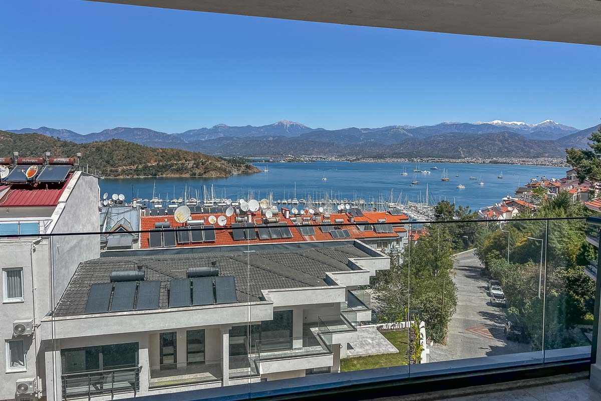 Fethiye Satılık Deniz Manzaralı Dubleks