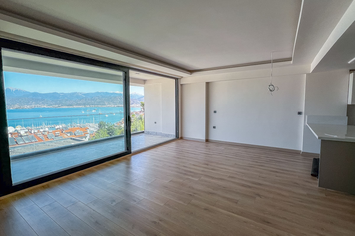Fethiye Satılık Deniz Manzaralı Dubleks