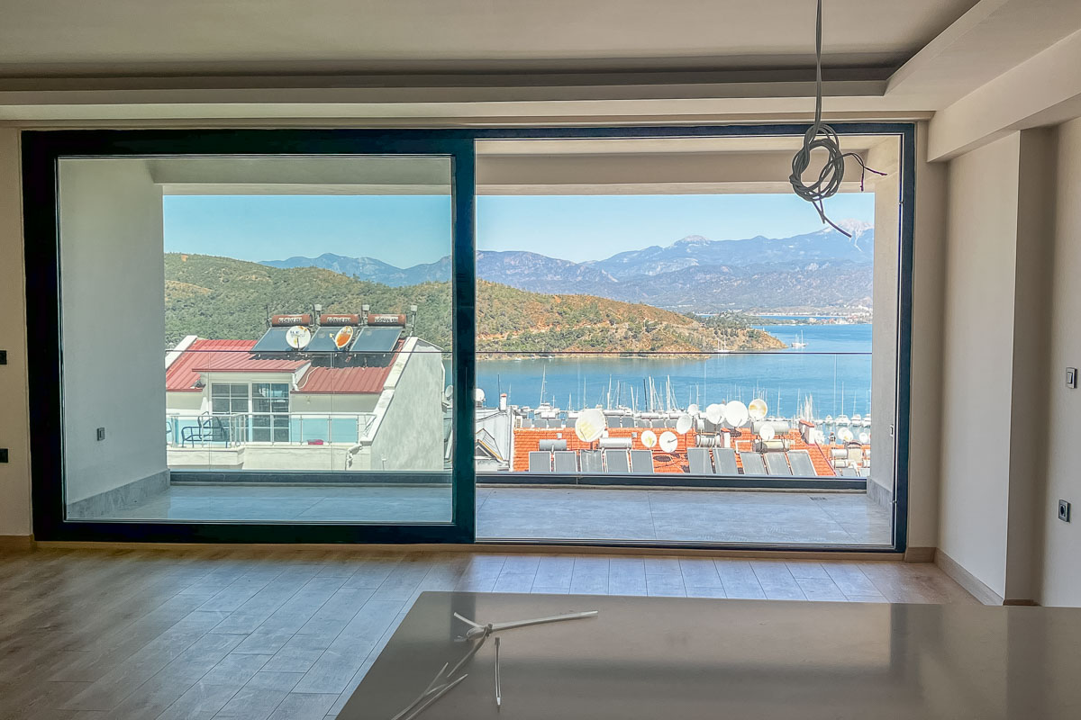Fethiye Satılık Deniz Manzaralı Dubleks