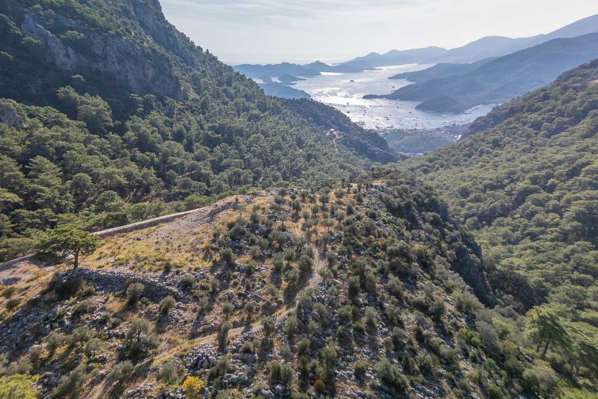 Göcek Taşbaşı’nda Panoramik Manzaralı Arazi