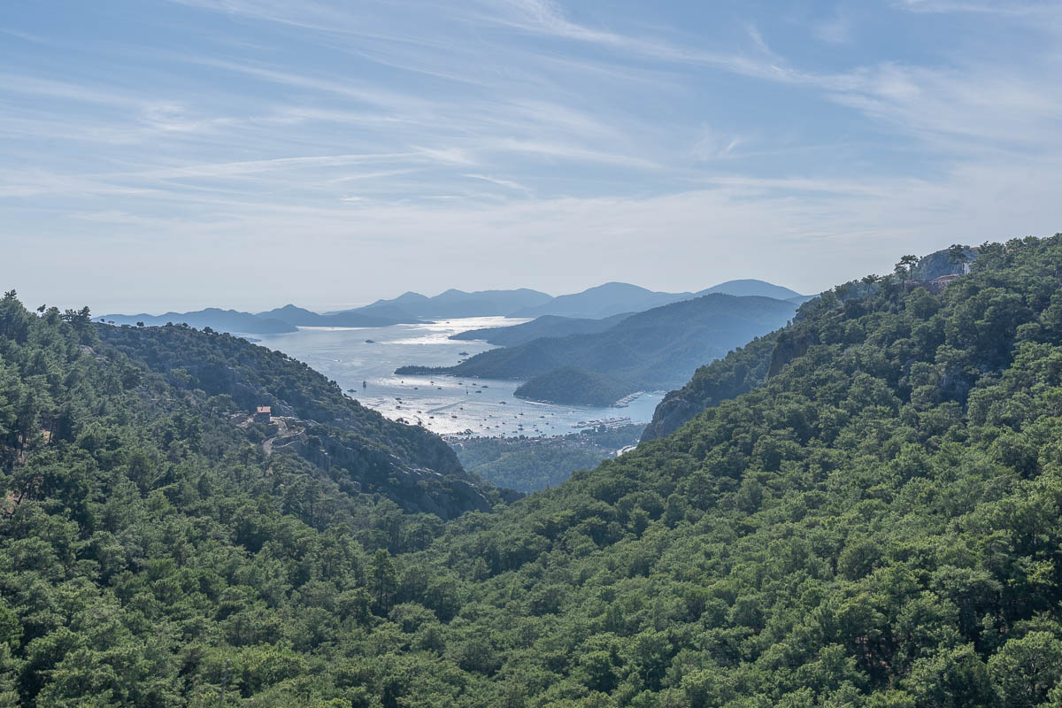 Göcek Taşbaşı’nda Panoramik Manzaralı Arazi