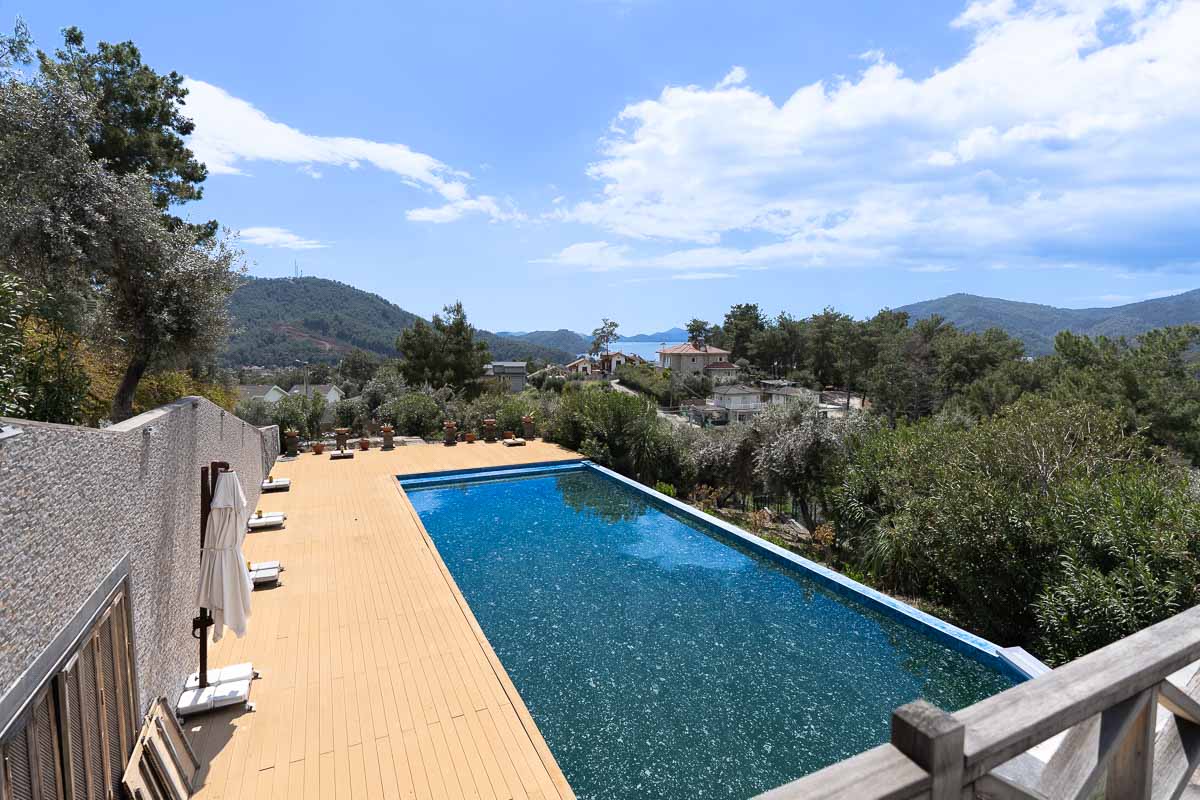 Site İçerisinde Deniz Manzaralı Dubleks