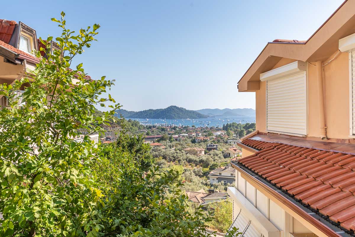 Göcek’te Deniz Manzaralı Daire